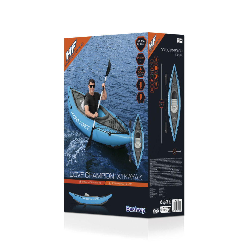 Produktbild för Cove Champion X1 Kajak 275 x 81cm