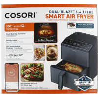 Produktbild för Cosori Dual Blaze Smart Air Fryer Mörkgrå