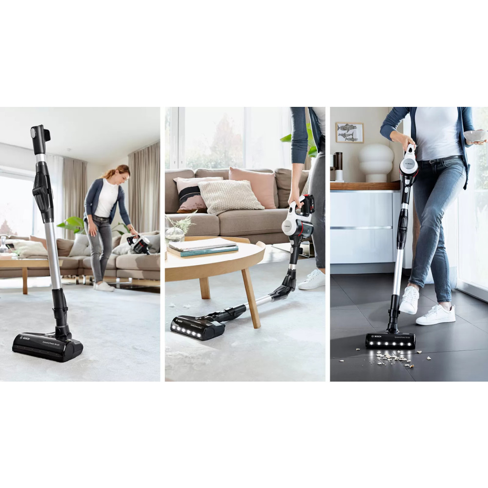 Produktbild för Bosch Unlimited 7 BBS711W - dammsugare - sladdlös - skaft/handhållen laddare medföljer - vit