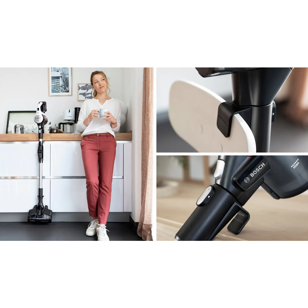 Produktbild för Bosch Unlimited 7 BBS711W - dammsugare - sladdlös - skaft/handhållen laddare medföljer - vit
