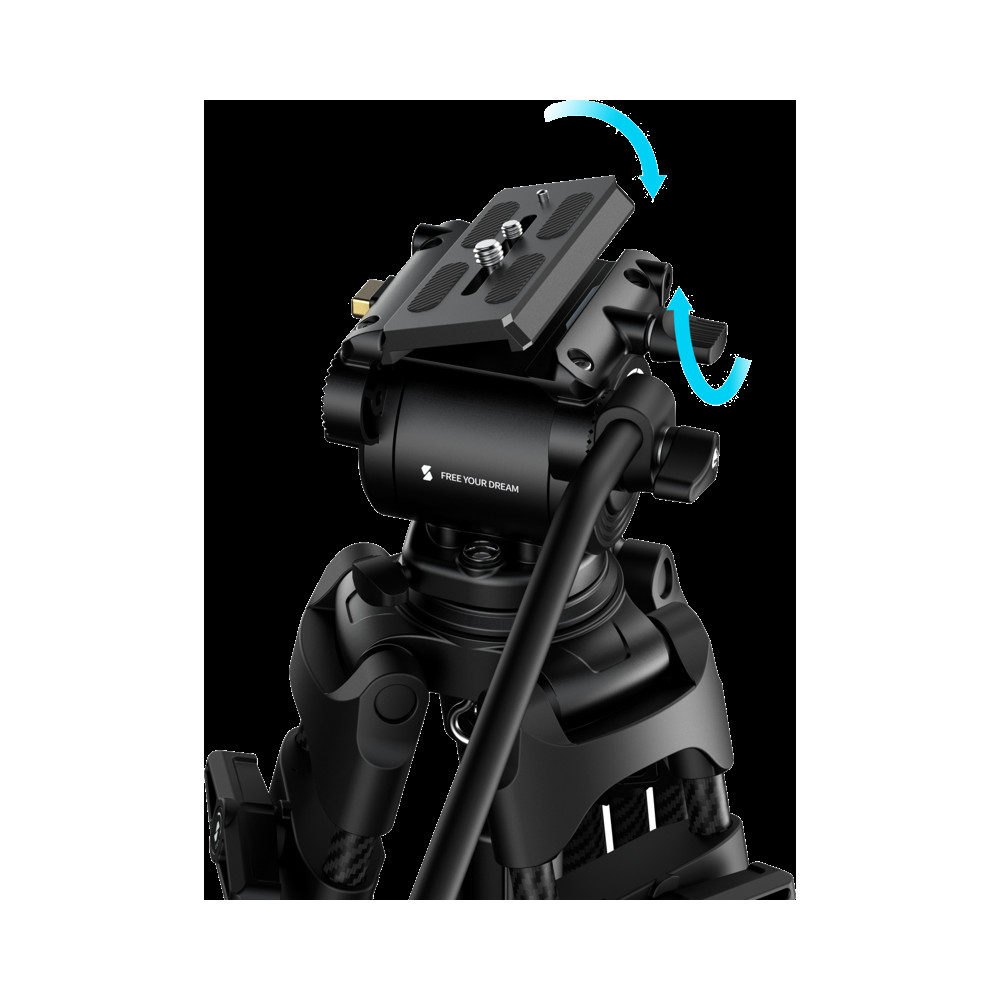 Produktbild för SmallRig 5443 FSD14 FreeSpeed Heavy-Duty Carbon Fiber Tripod