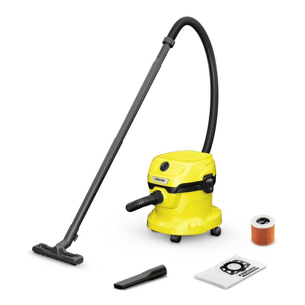 Produktbild för Kärcher WD 2 Plus V-12/4/18/C - dammsugare - med behållare - gul