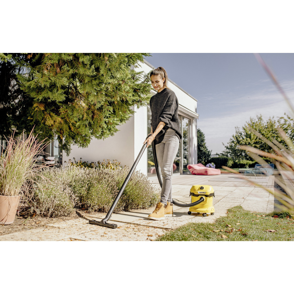 Produktbild för Kärcher WD 2 Plus V-12/4/18/C - dammsugare - med behållare - gul