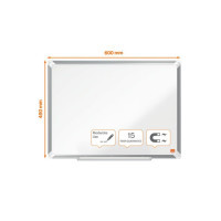 Produktbild för Whiteboard NOBO premium stål 60x45cm