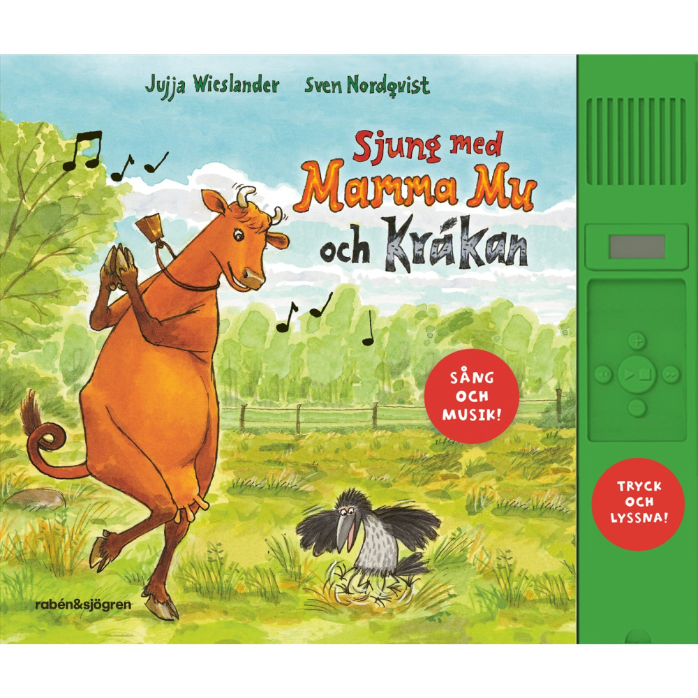 Produktbild för Sjung med Mamma Mu och Kråkan : med ljudmodul (inbunden)