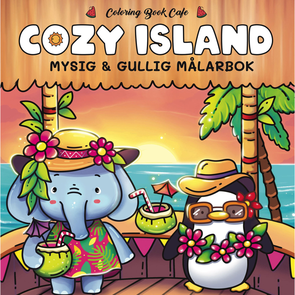 Produktbild för Målarbok : Cozy Islands