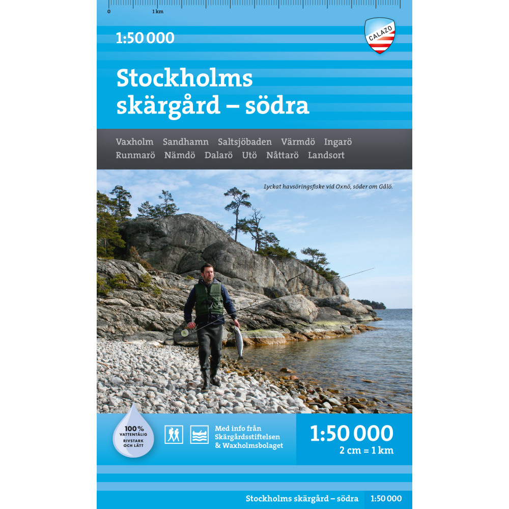 Produktbild för Stockholms södra skärgård 1:50.000