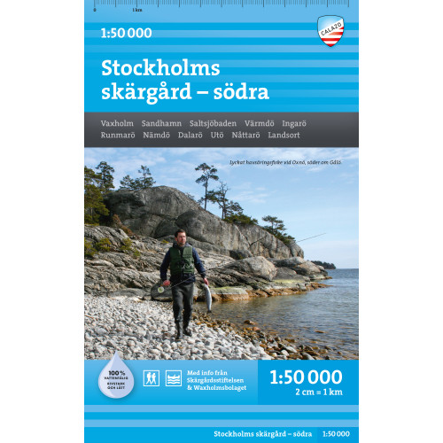Calazo Förlag Stockholms södra skärgård 1:50.000