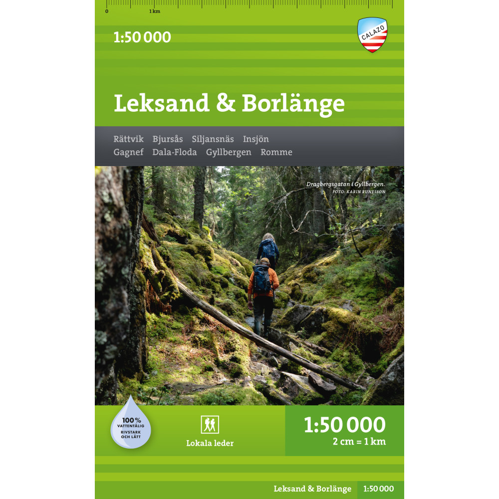 Produktbild för Leksand Borlänge 1:50.000