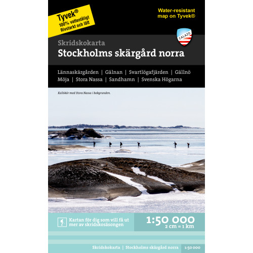 Calazo Förlag Skridskokarta Stockholms skärgård - norra