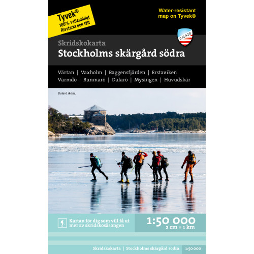 Calazo Förlag Skridskokarta Stockholms skärgård - södra