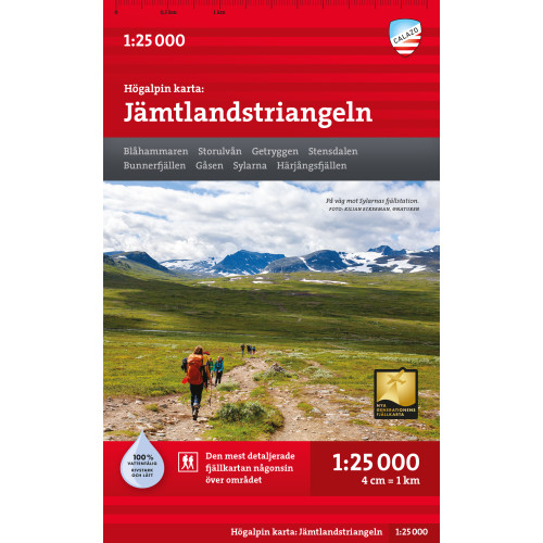 Calazo Förlag Jämtlandstriangeln 1:25.000