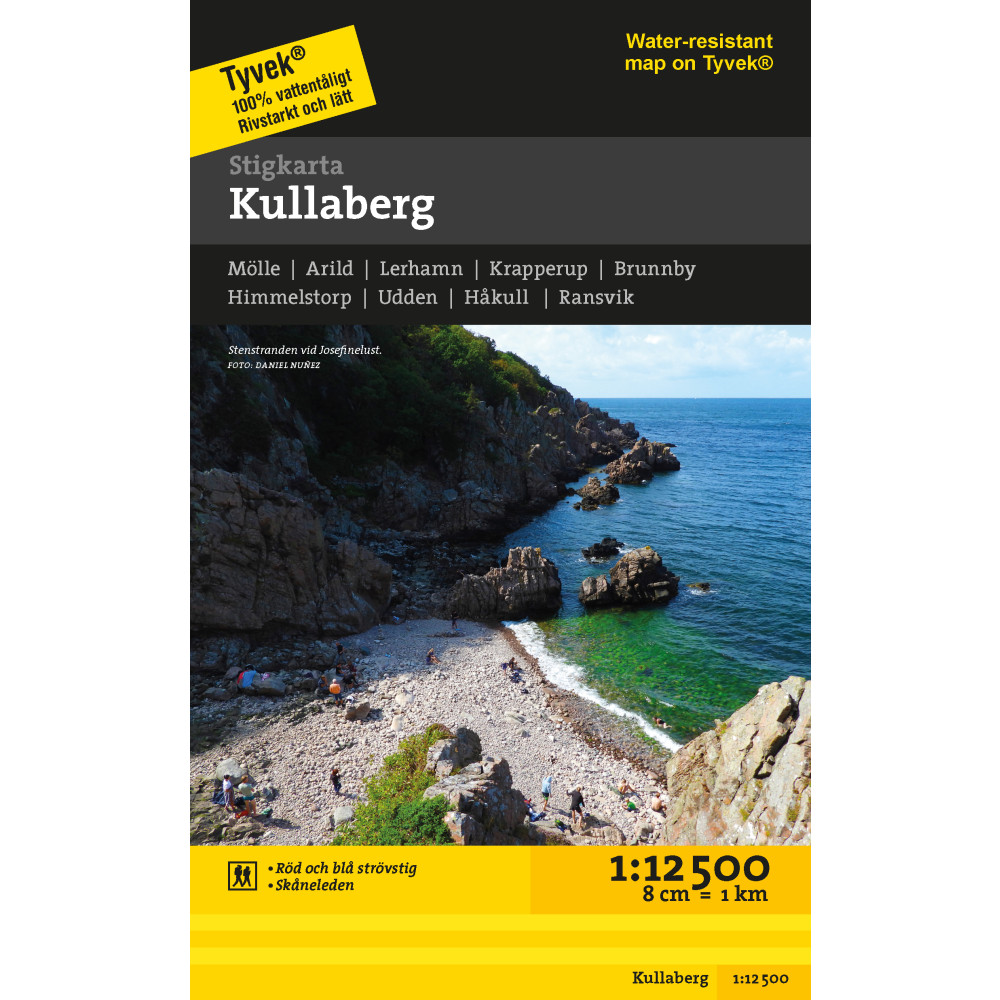 Produktbild för Stigkarta Kullaberg 1:15.000