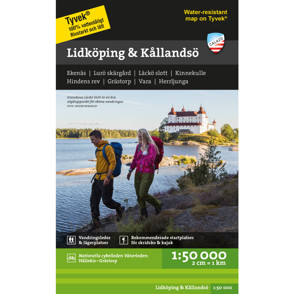 Produktbild för Lidköping & Kållandsö 1:50.000