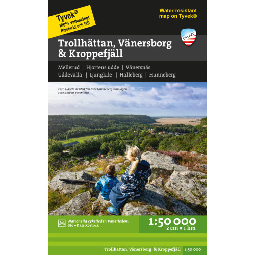 Calazo Förlag Trollhättan Vänersborg Kroppefjäll 1:50.000