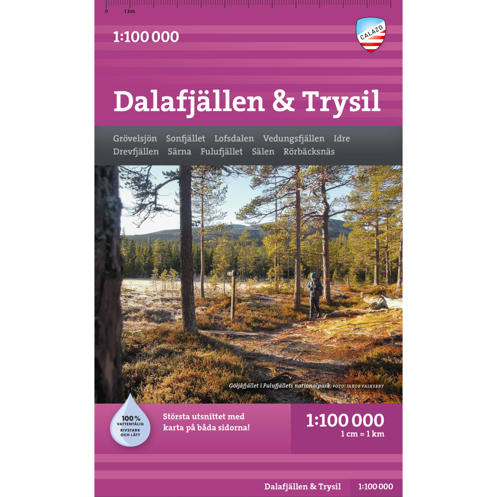 Produktbild för Dalafjällen & Trysil 1:100000