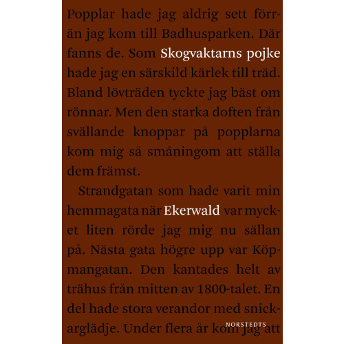 Carl-Göran Ekerwald Skogvaktarns pojke : minnen (häftad)