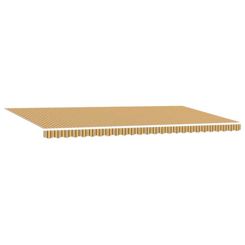 Produktbild för Utdragbar markis Flerfärgsdesign 600 × 350 cm Duk och Aluminium