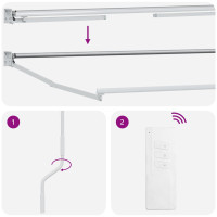 Produktbild för Elektrisk Retraktabel Markis Taupe 100% Polyester och Aluminium