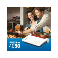 Produktbild för FRITZ!Box 4050 - trådlös router - Wi-Fi 6 - skrivbordsmodell