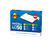 Produktbild för FRITZ!Box 4050 - trådlös router - Wi-Fi 6 - skrivbordsmodell