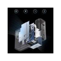 Produktbild för Cuktech CUKAD1003EUG GaN 100W väggladdare 2 x USB-C 1 x USB-...