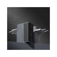 Produktbild för Cuktech CUKAD1003EUG GaN 100W väggladdare 2 x USB-C 1 x USB-...