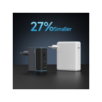 Produktbild för Cuktech CUKAD1003EUG GaN 100W väggladdare 2 x USB-C 1 x USB-...