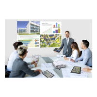 Produktbild för Epson EB-W55 - 3LCD-projektor - bärbar - 802.11n trådlös/Miracast - vit