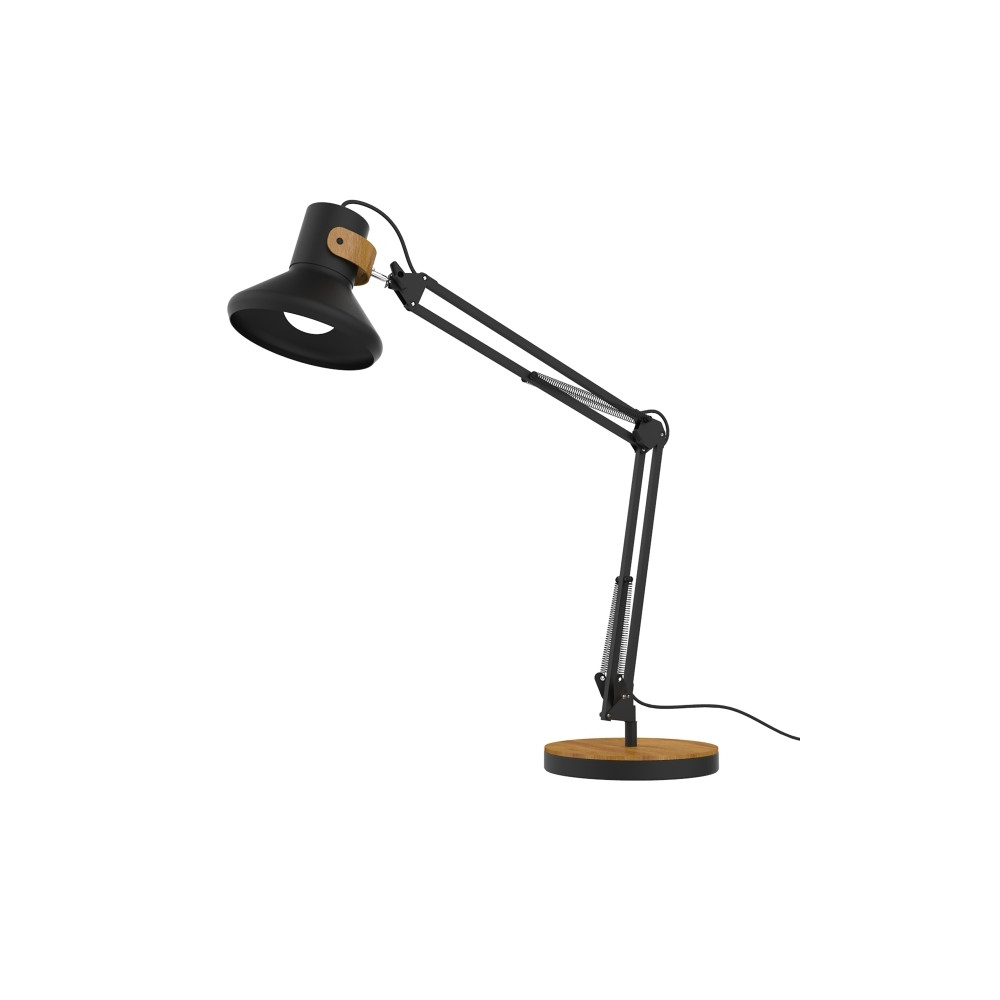 Produktbild för Unilux Baya Bamboo - skrivbordslampa - LED-glödlampa - 10 W - 3000 K - svart, trä