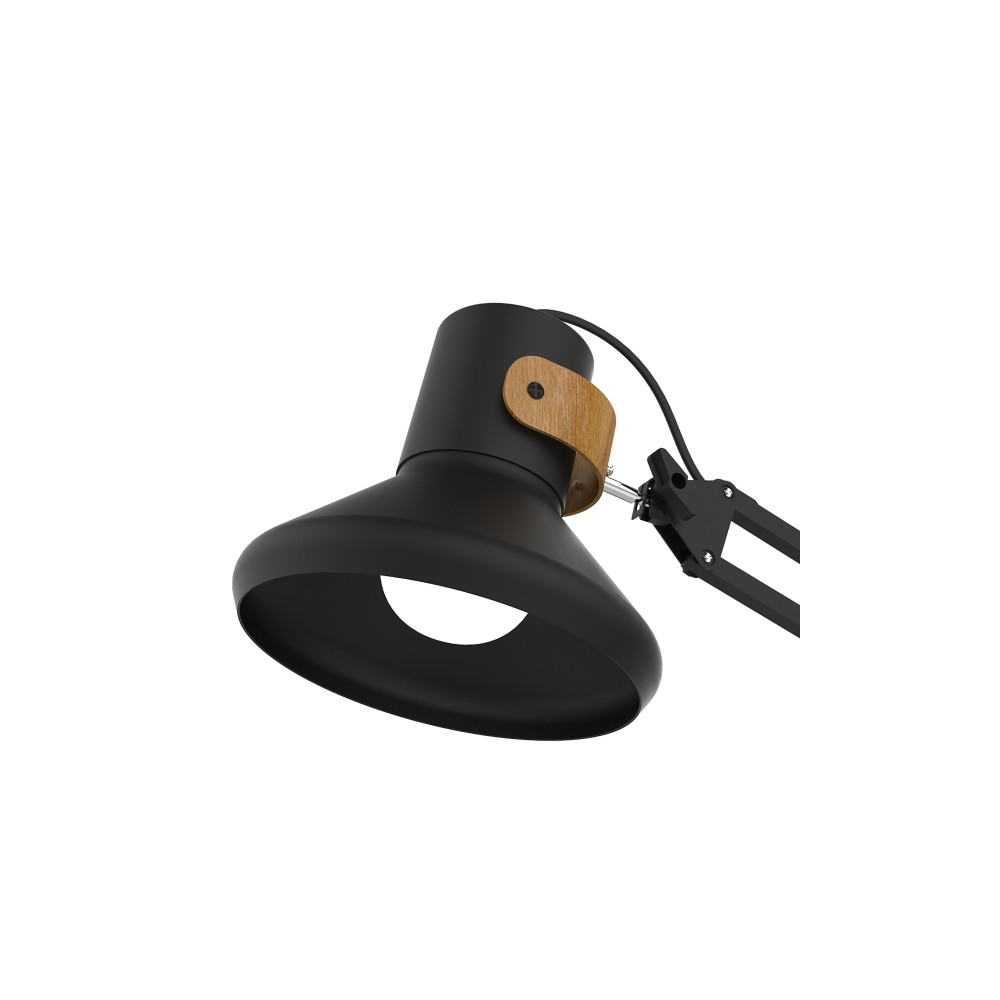 Produktbild för Unilux Baya Bamboo - skrivbordslampa - LED-glödlampa - 10 W - 3000 K - svart, trä