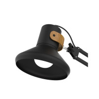 Produktbild för Unilux Baya Bamboo - skrivbordslampa - LED-glödlampa - 10 W - 3000 K - svart, trä