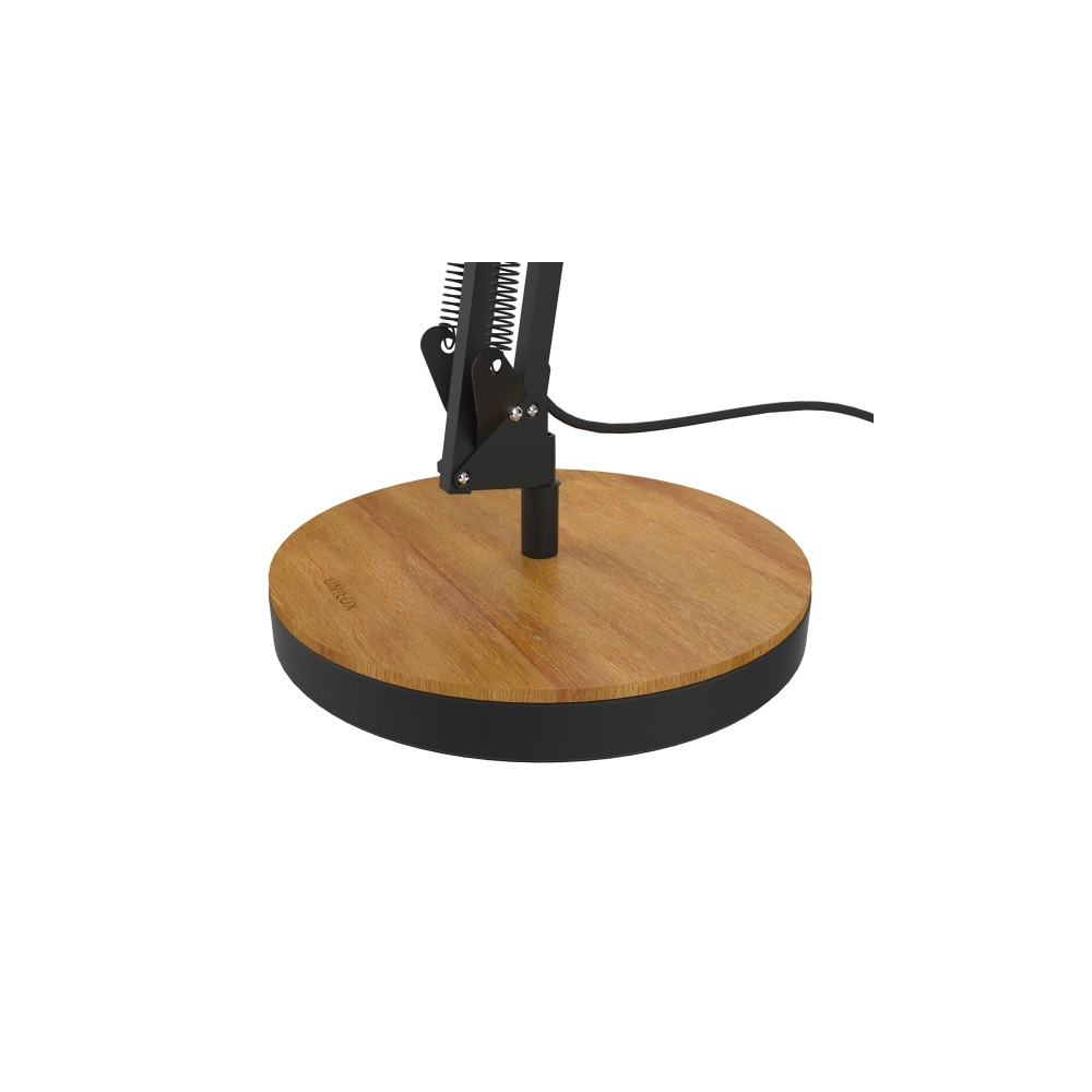 Produktbild för Unilux Baya Bamboo - skrivbordslampa - LED-glödlampa - 10 W - 3000 K - svart, trä