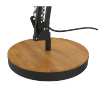 Produktbild för Unilux Baya Bamboo - skrivbordslampa - LED-glödlampa - 10 W - 3000 K - svart, trä