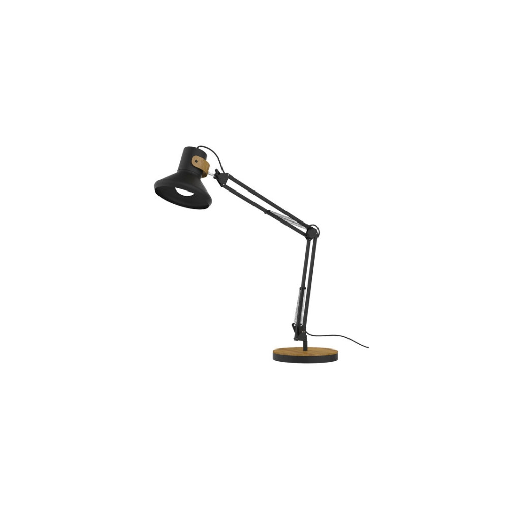 Produktbild för Unilux Baya Bamboo - skrivbordslampa - LED-glödlampa - 10 W - 3000 K - svart, trä