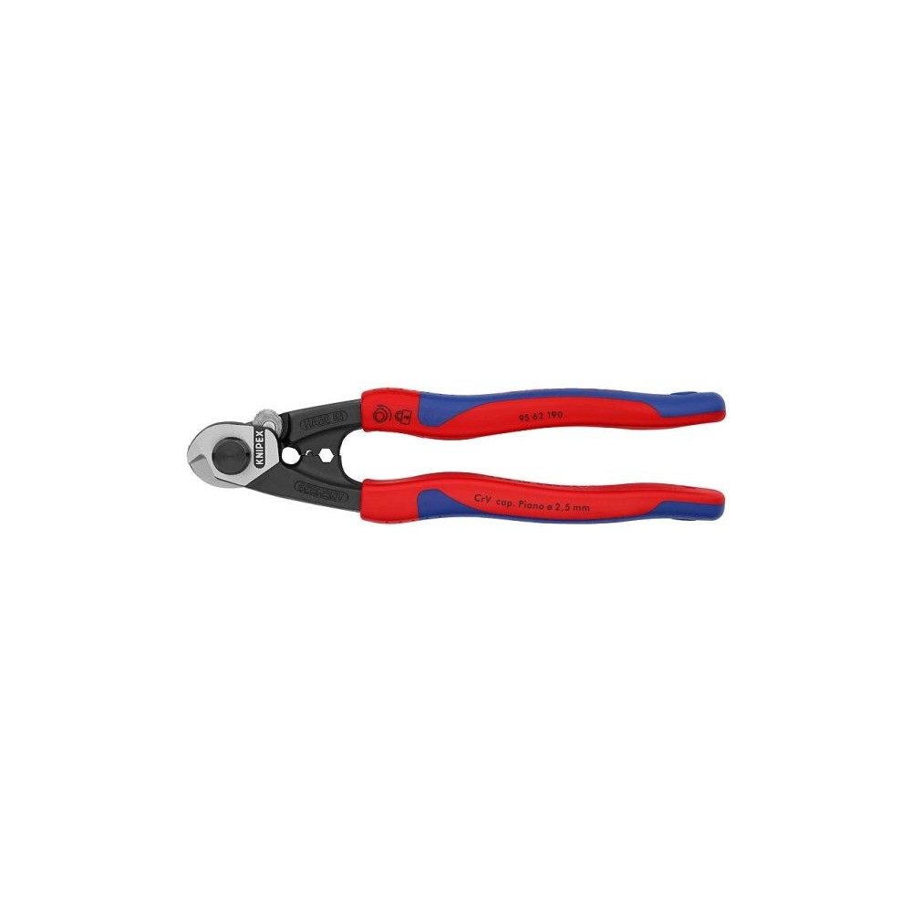 Produktbild för Knipex 9562190, Blå, Röd, Kromvanadinstål, Svart, Blå, Röd,...