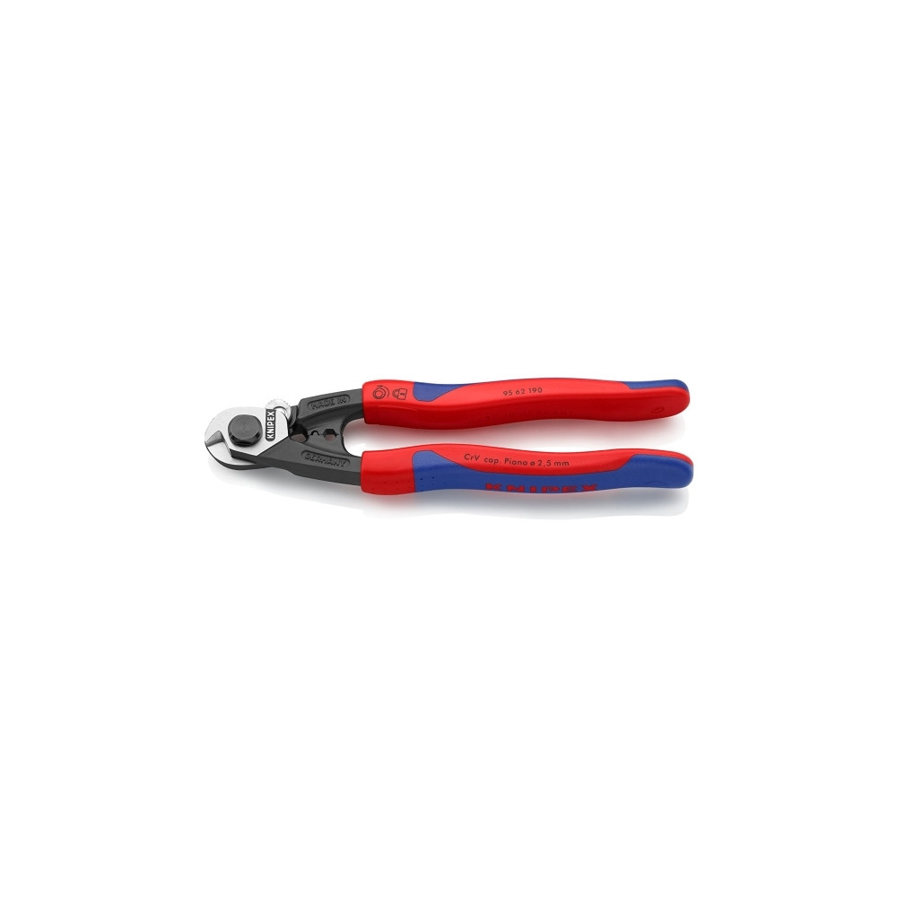 Produktbild för Knipex 9562190, Blå, Röd, Kromvanadinstål, Svart, Blå, Röd,...