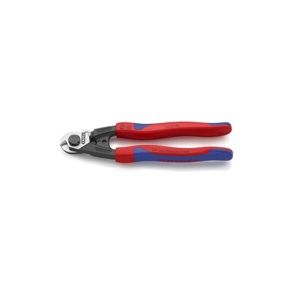 Produktbild för Knipex 9562190, Blå, Röd, Kromvanadinstål, Svart, Blå, Röd,...