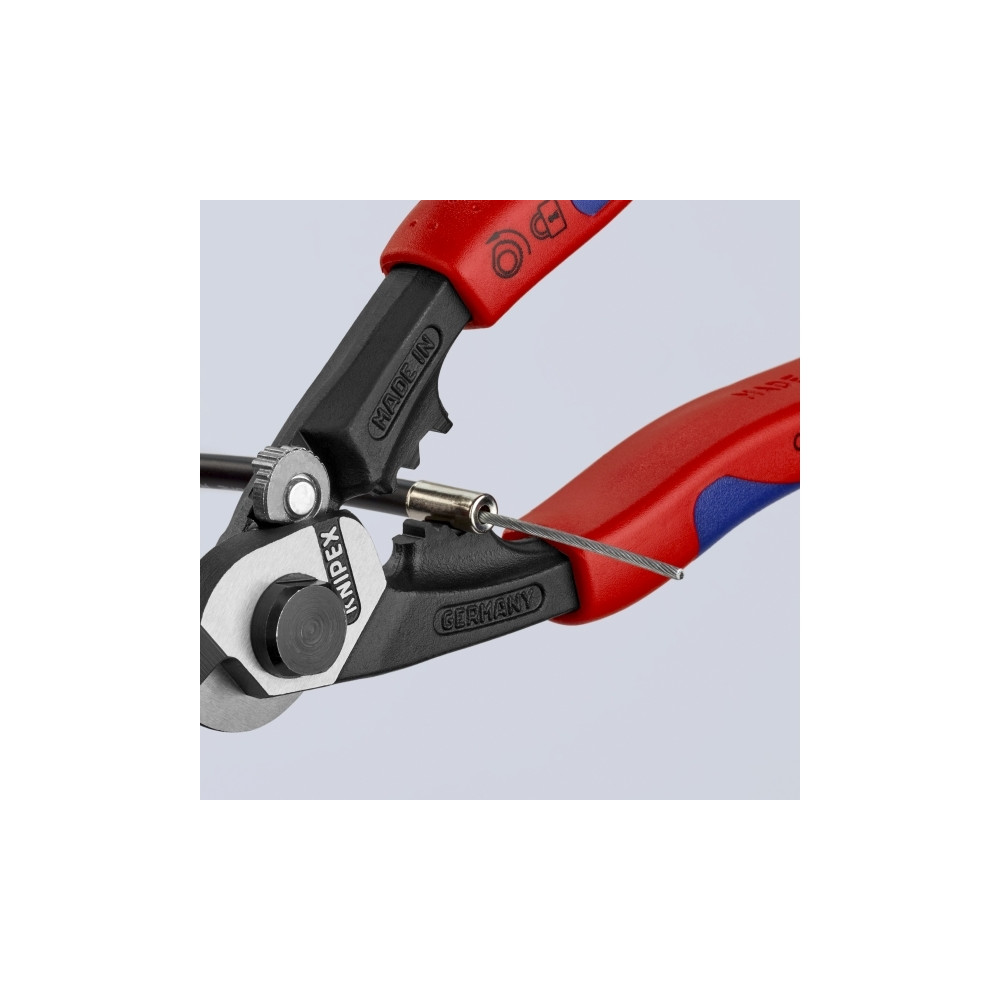 Produktbild för Knipex 9562190, Blå, Röd, Kromvanadinstål, Svart, Blå, Röd,...