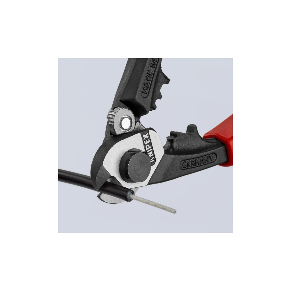 Produktbild för Knipex 9562190, Blå, Röd, Kromvanadinstål, Svart, Blå, Röd,...