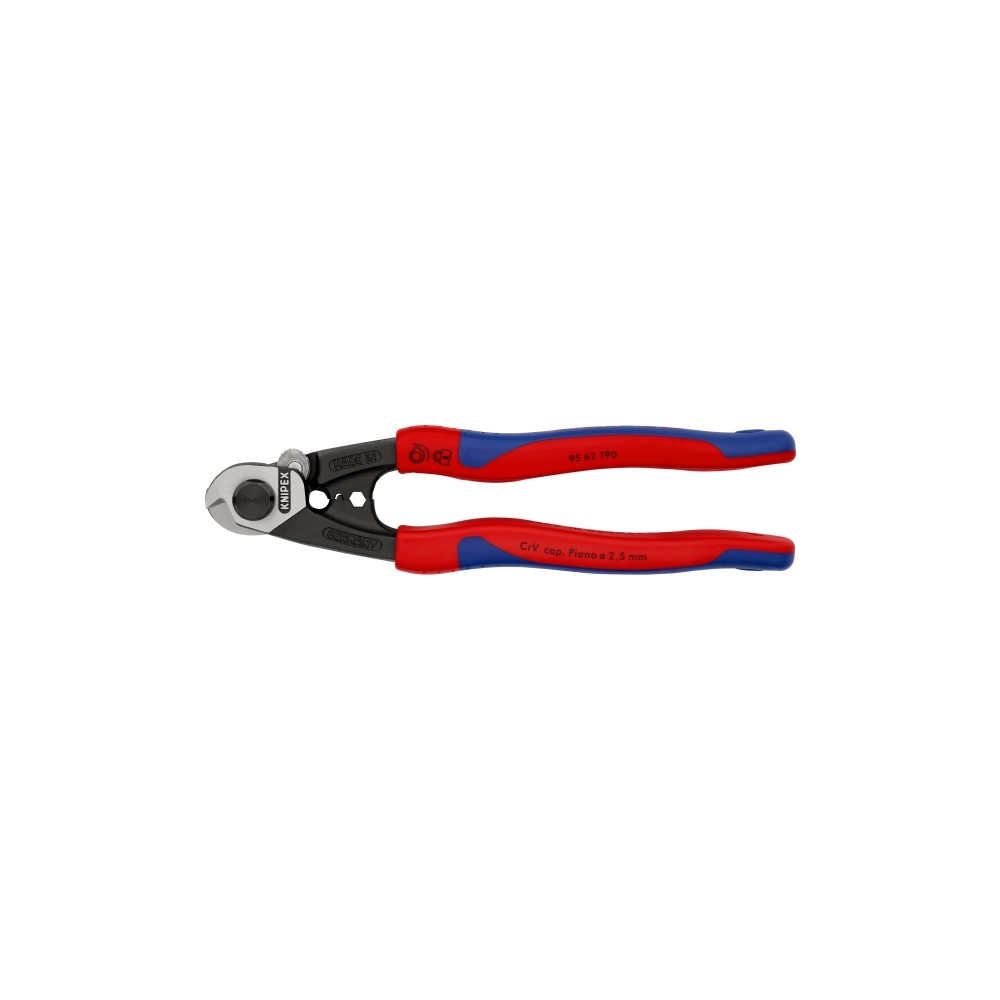 Produktbild för Knipex 9562190, Blå, Röd, Kromvanadinstål, Svart, Blå, Röd,...