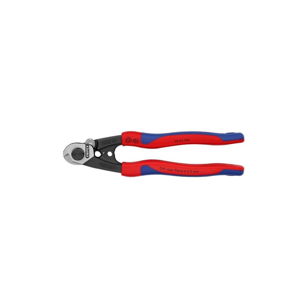 Produktbild för Knipex 9562190, Blå, Röd, Kromvanadinstål, Svart, Blå, Röd,...