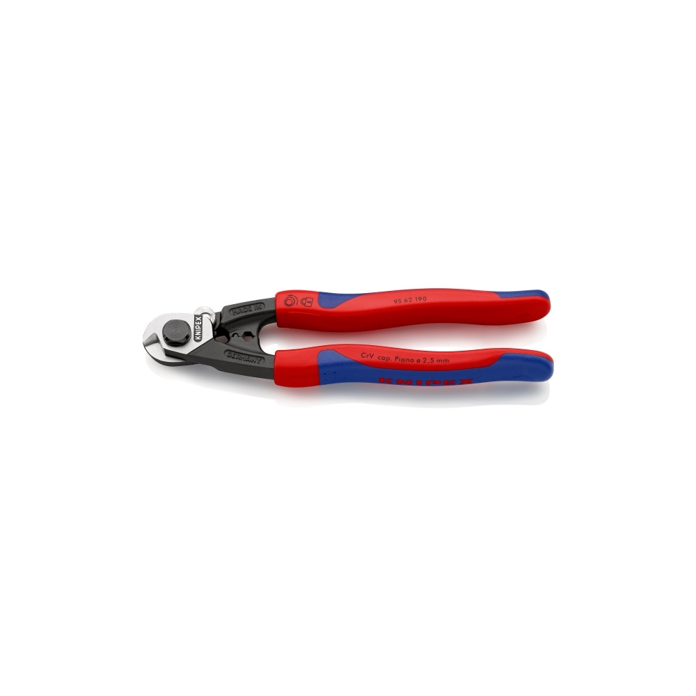 Produktbild för Knipex 9562190, Blå, Röd, Kromvanadinstål, Svart, Blå, Röd,...