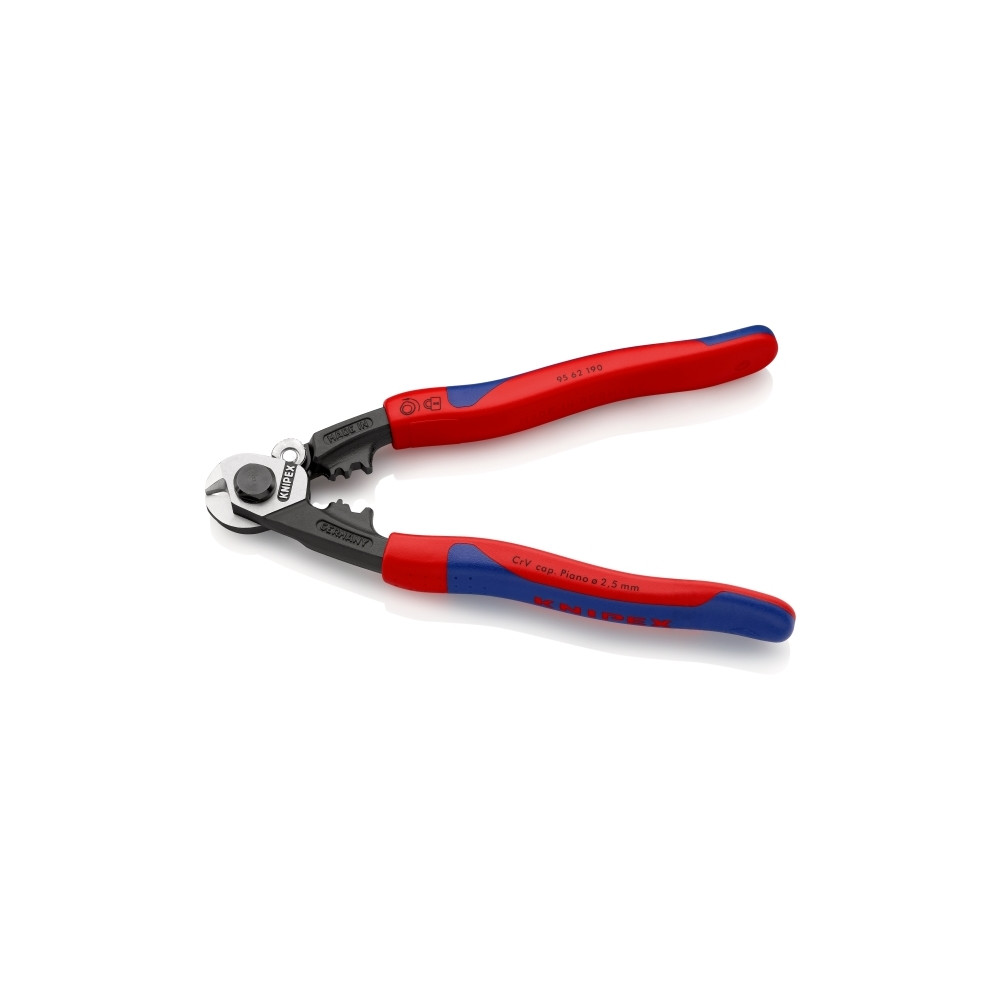Produktbild för Knipex 9562190, Blå, Röd, Kromvanadinstål, Svart, Blå, Röd,...
