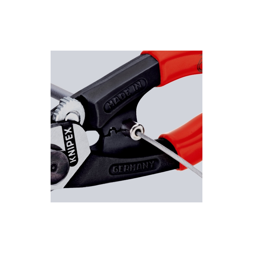Produktbild för Knipex 9562190, Blå, Röd, Kromvanadinstål, Svart, Blå, Röd,...