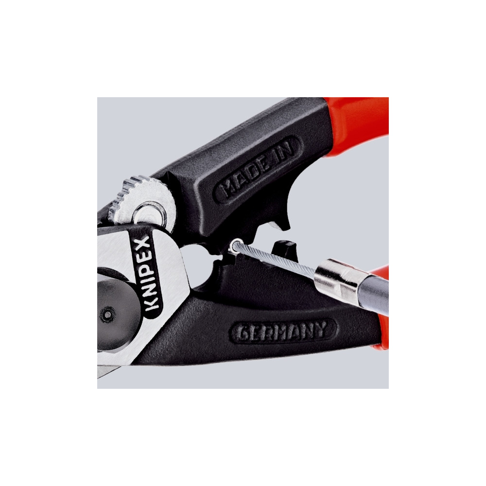 Produktbild för Knipex 9562190, Blå, Röd, Kromvanadinstål, Svart, Blå, Röd,...