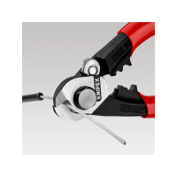 Produktbild för Knipex 9562190, Blå, Röd, Kromvanadinstål, Svart, Blå, Röd,...