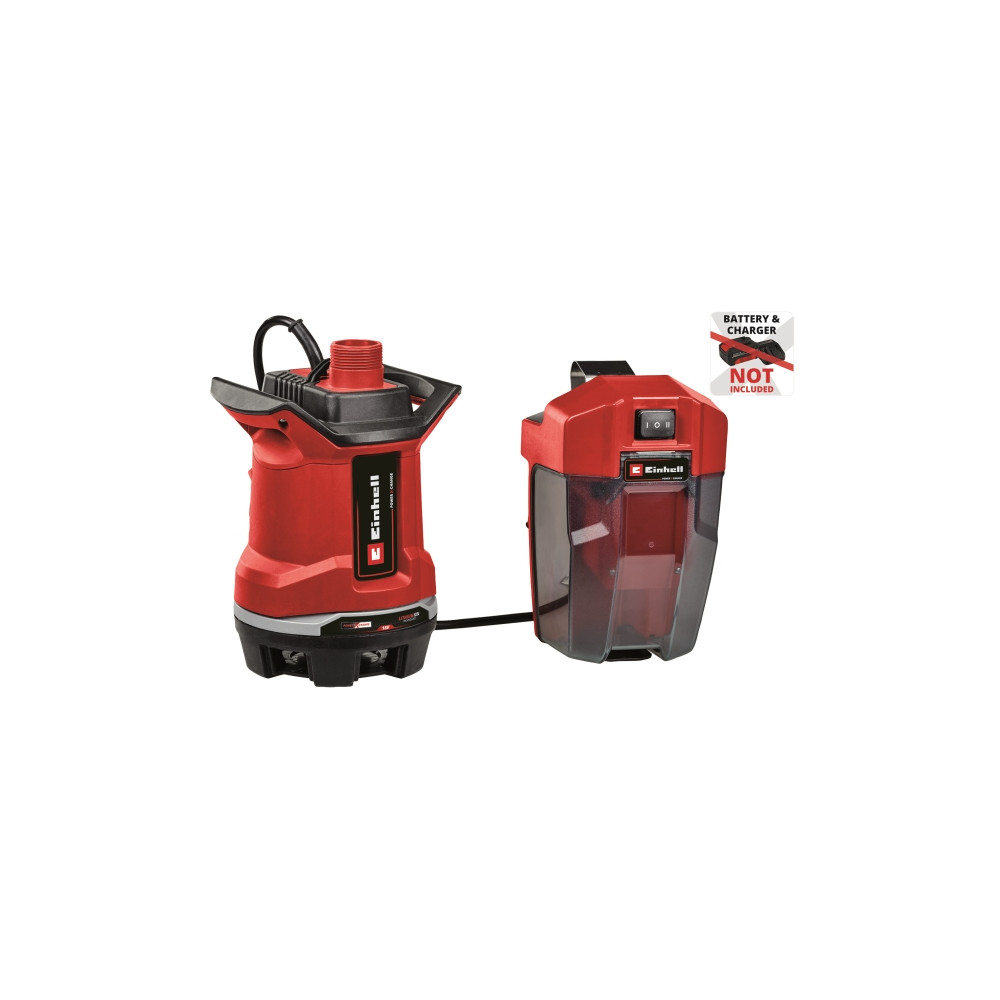 Produktbild för Einhell GE-DP 18/25 Li, 153 W, Batteri, 0,5 Bar, 7500 l/h, S...
