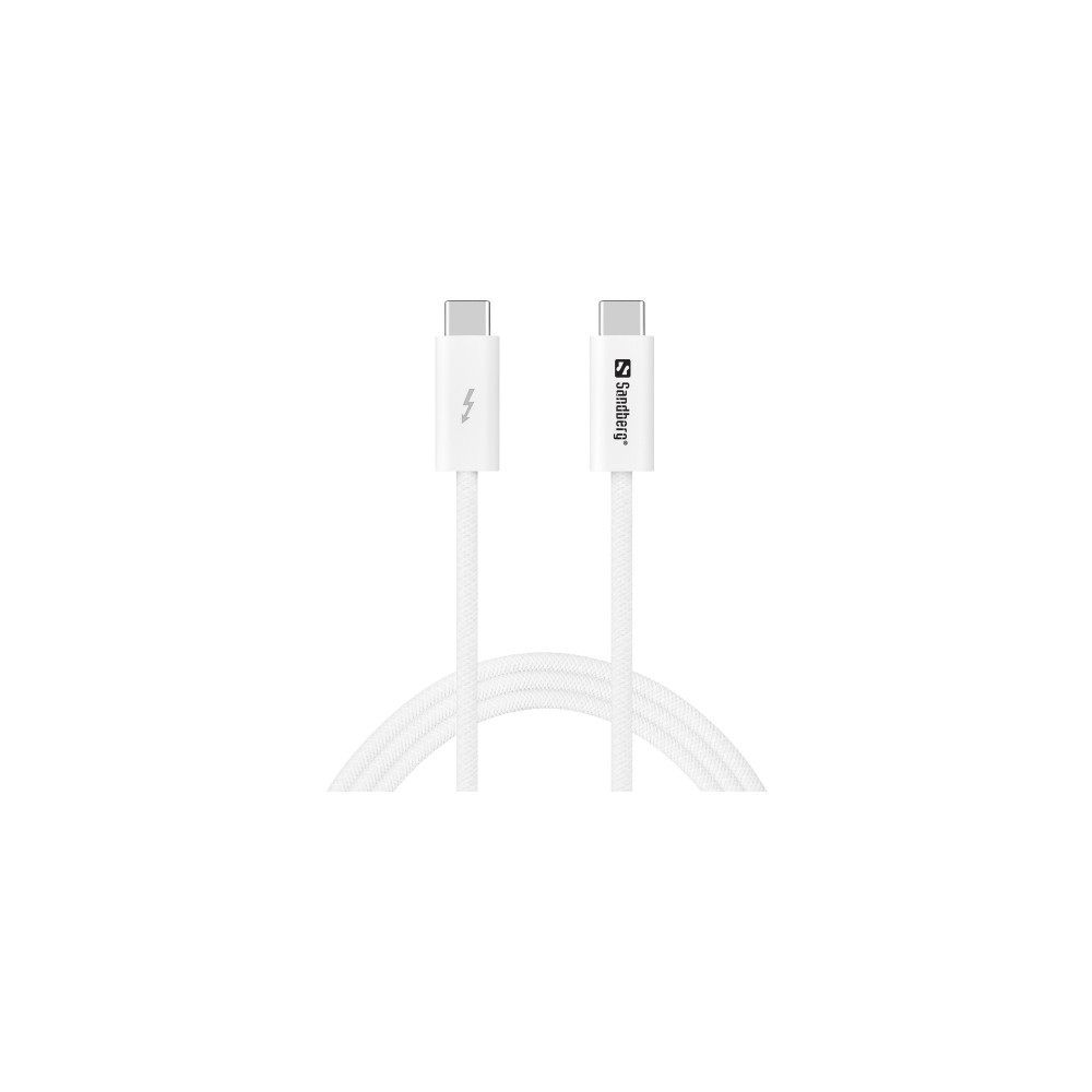 Produktbild för Sandberg - USB typ C-kabel - USB-C till USB-C - 1 m