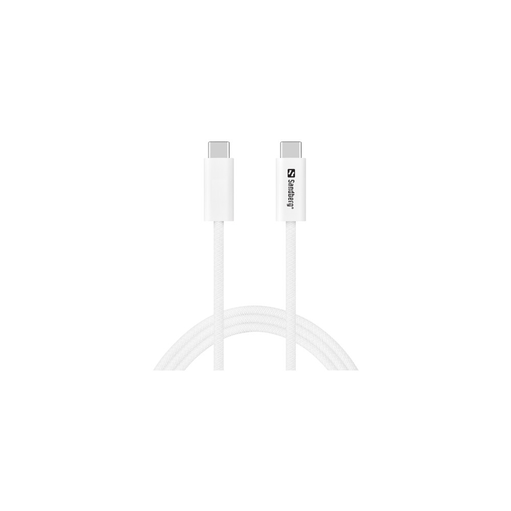Produktbild för Sandberg - USB typ C-kabel - USB-C till USB-C - 1 m